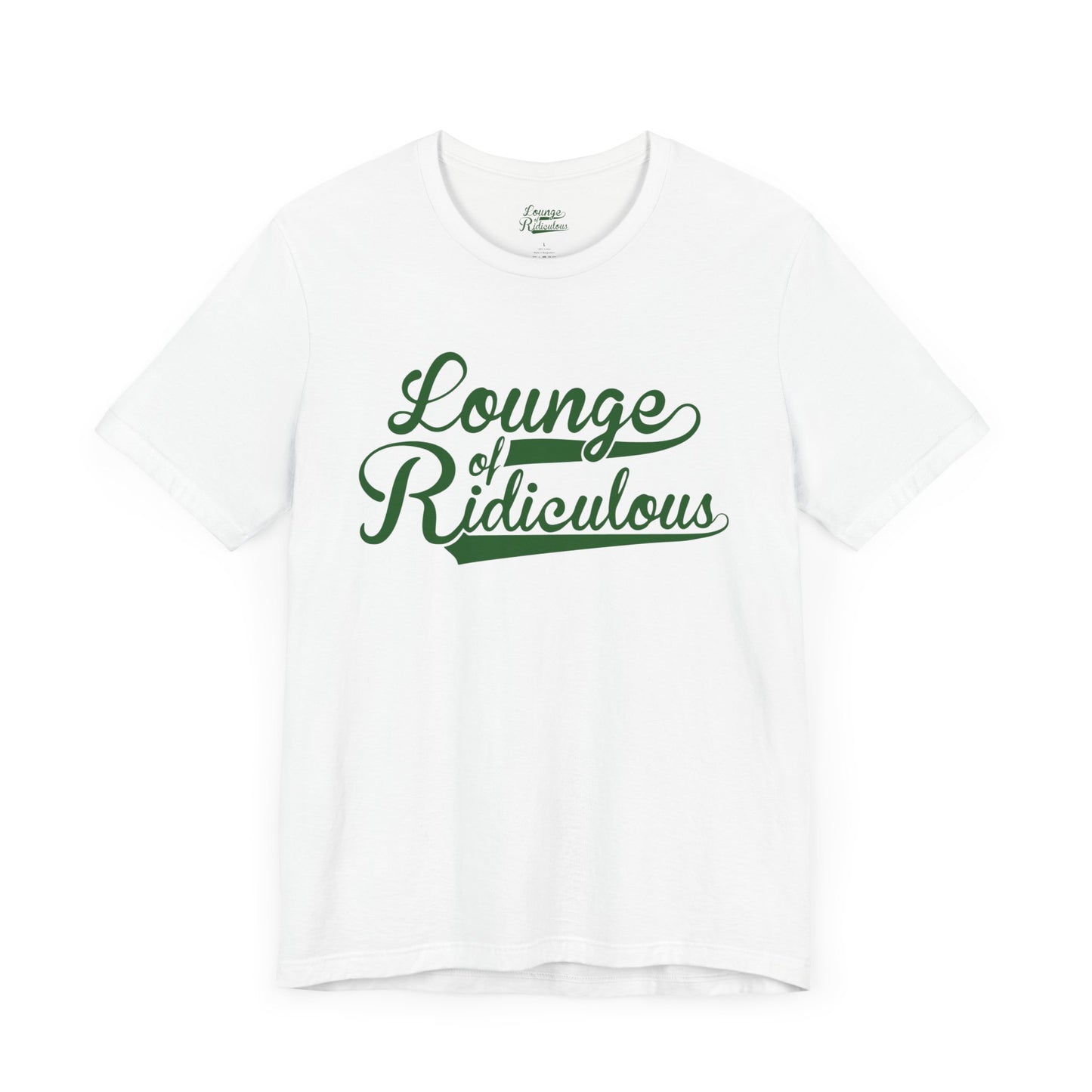 (US) Classic Lounge of Ridiculous Unisex Soft T-Shirt - Green Logo