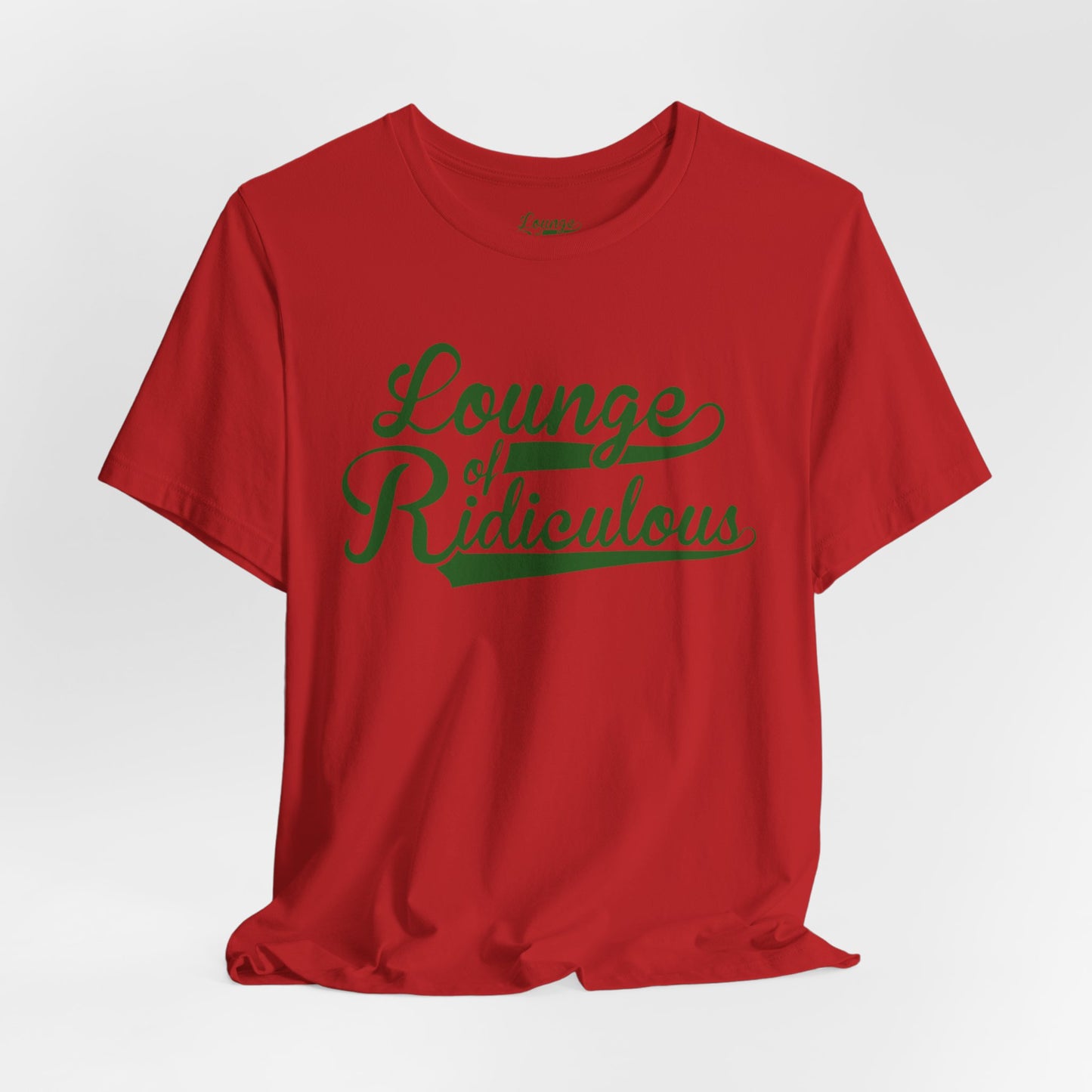 (US) Classic Lounge of Ridiculous Unisex Soft T-Shirt - Green Logo