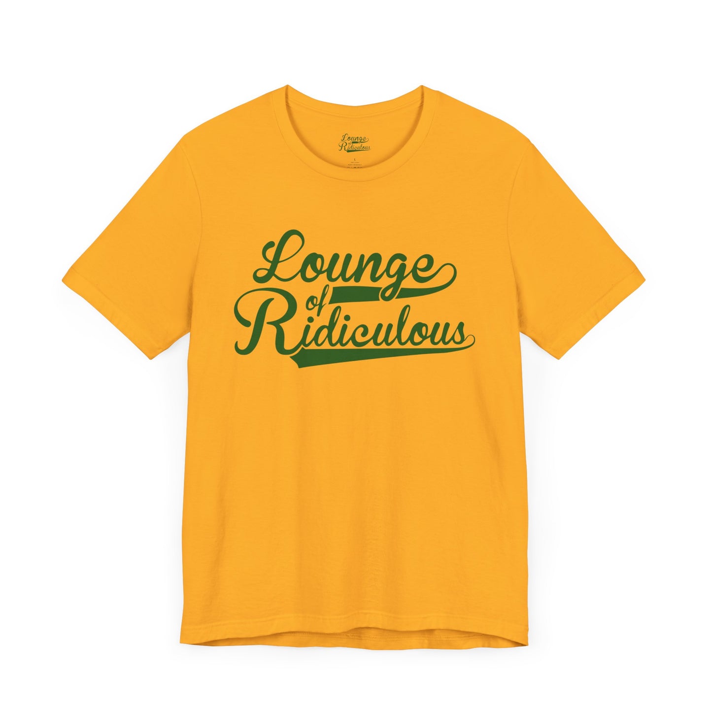 (US) Classic Lounge of Ridiculous Unisex Soft T-Shirt - Green Logo