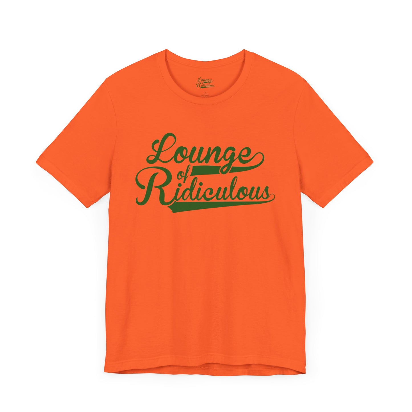 (US) Classic Lounge of Ridiculous Unisex Soft T-Shirt - Green Logo