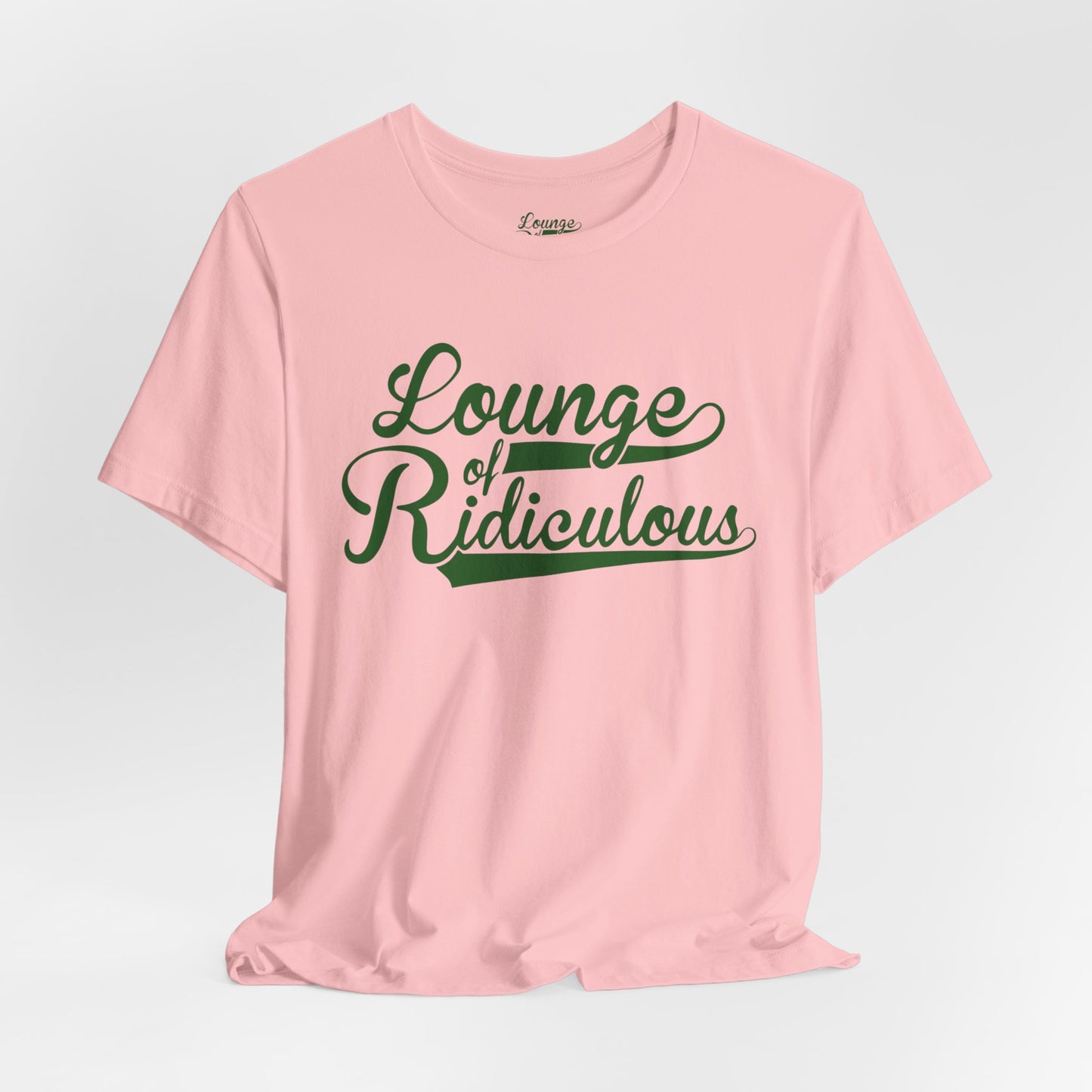 (US) Classic Lounge of Ridiculous Unisex Soft T-Shirt - Green Logo