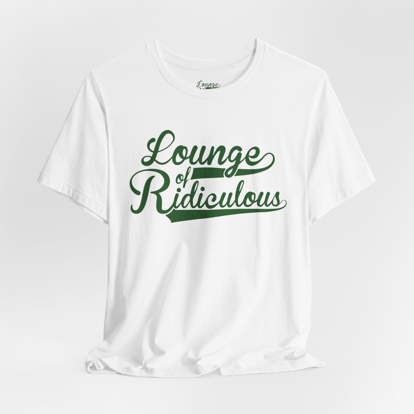 (US) Classic Lounge of Ridiculous Unisex Soft T-Shirt - Green Logo