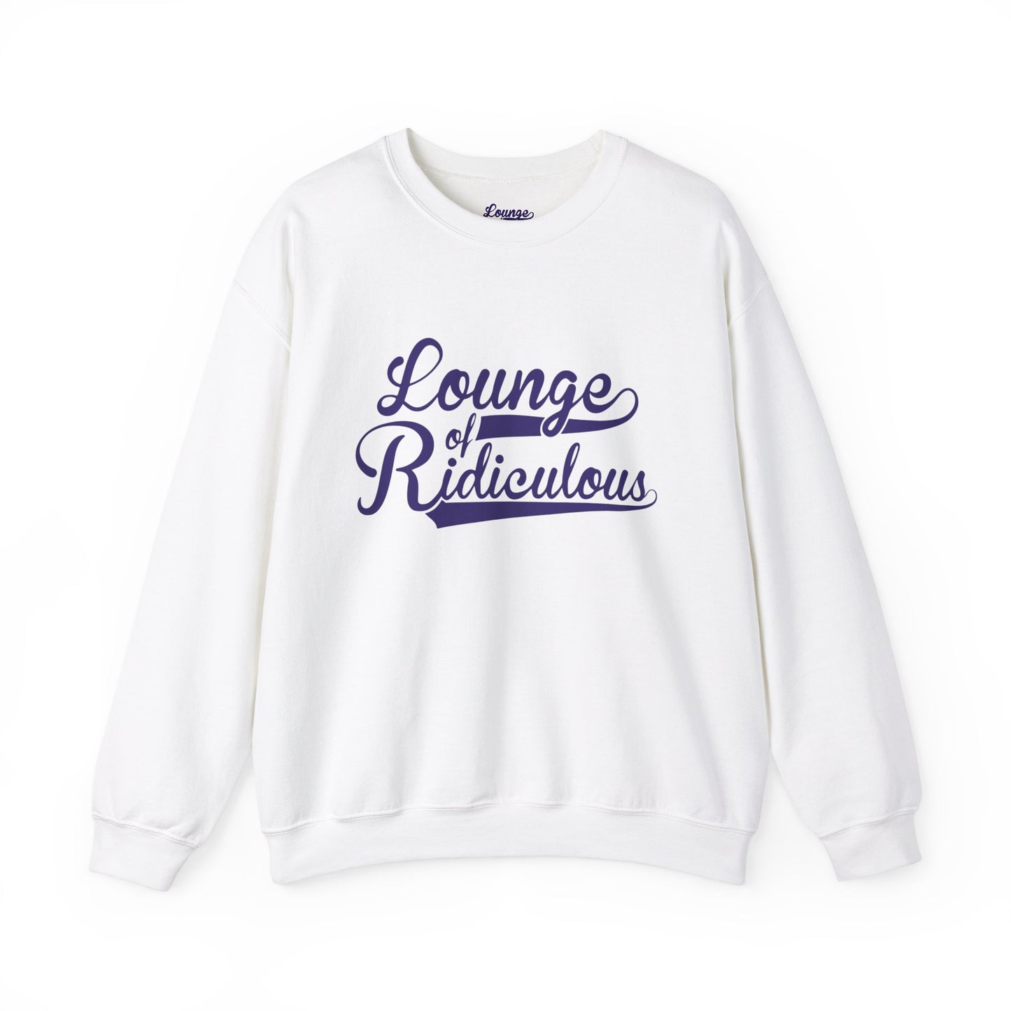 (US) Classic Lounge of Ridiculous Unisex Crewneck Sweatshirt - Indigo Logo