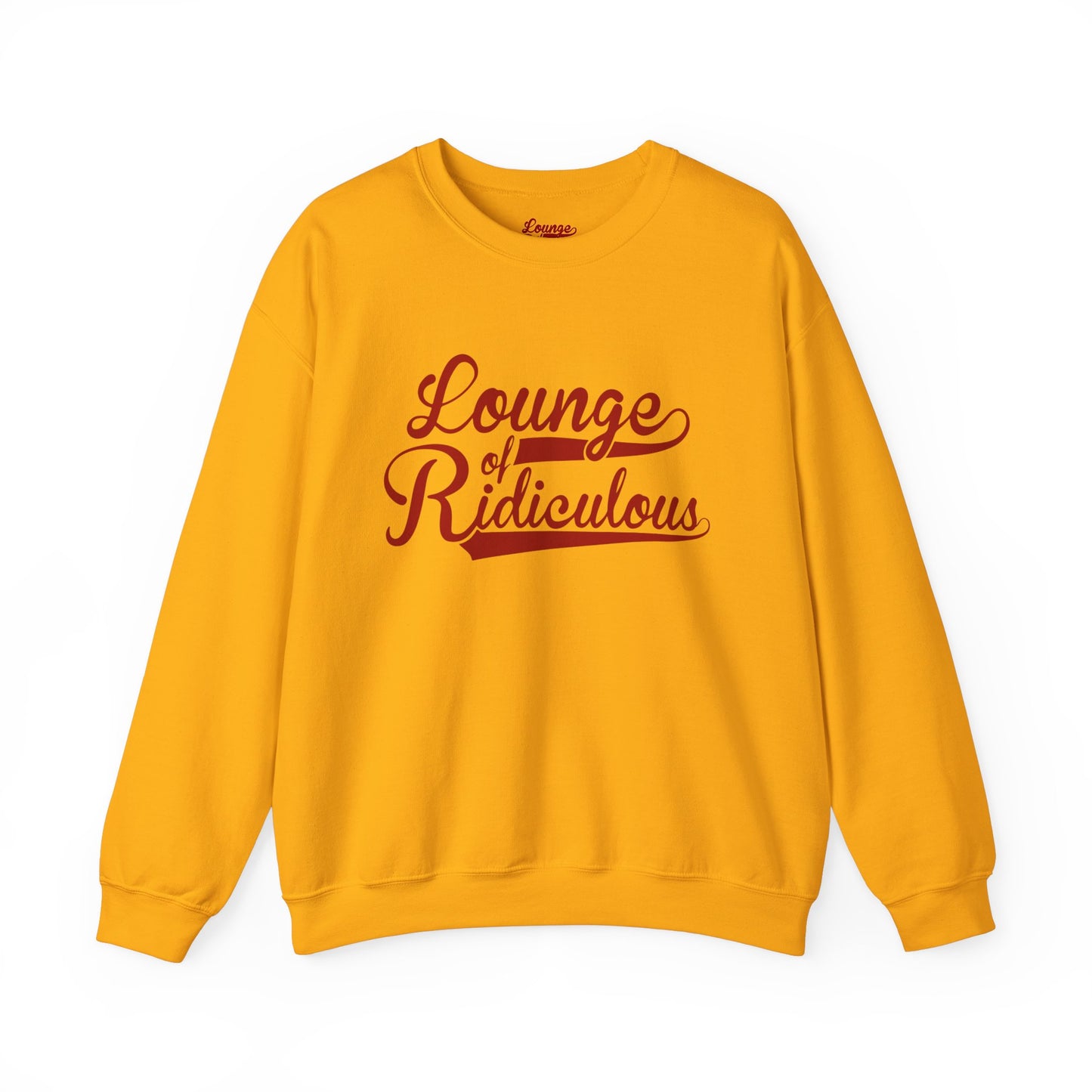 (US) Classic Lounge of Ridiculous Unisex Crewneck Sweatshirt - Red Logo