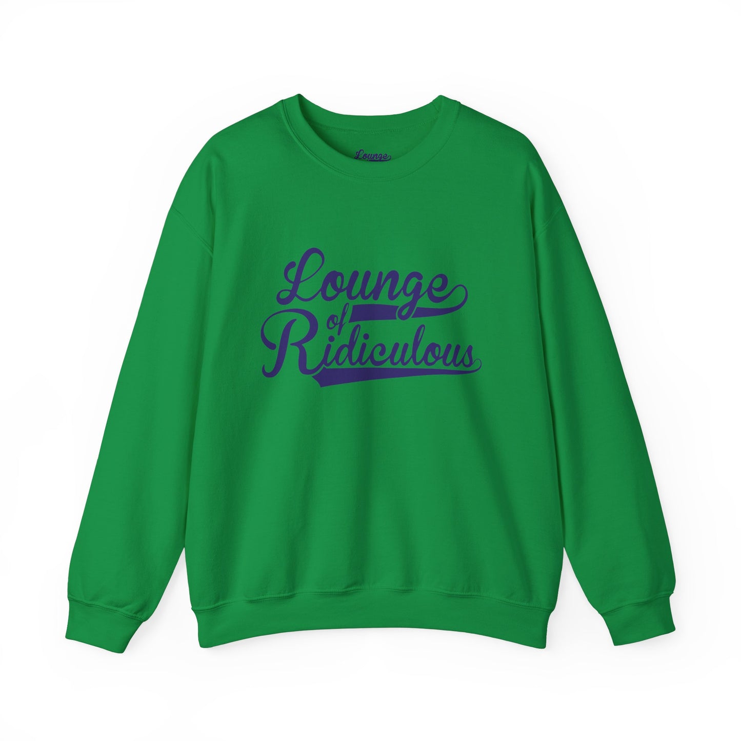 (US) Classic Lounge of Ridiculous Unisex Crewneck Sweatshirt - Indigo Logo