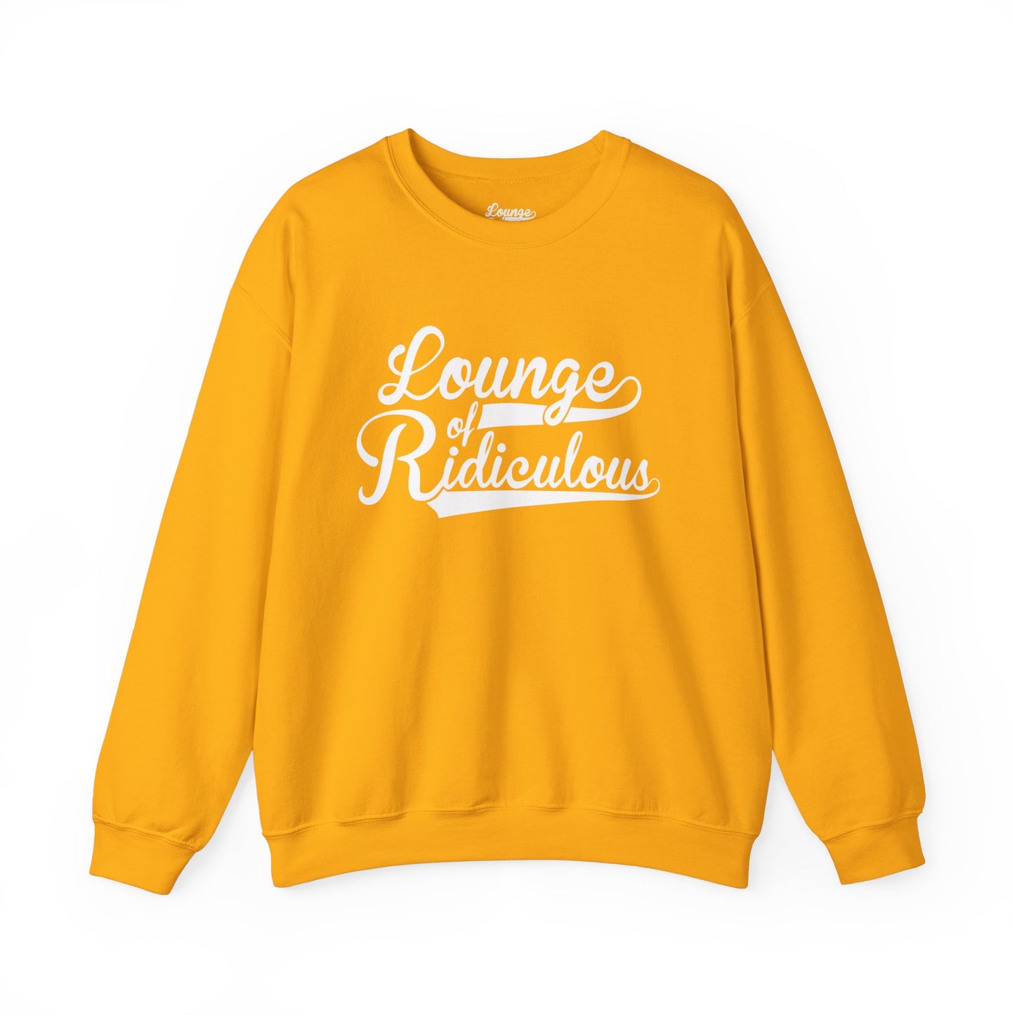 (US) Classic Lounge of Ridiculous Unisex Crewneck Sweatshirt - White Logo