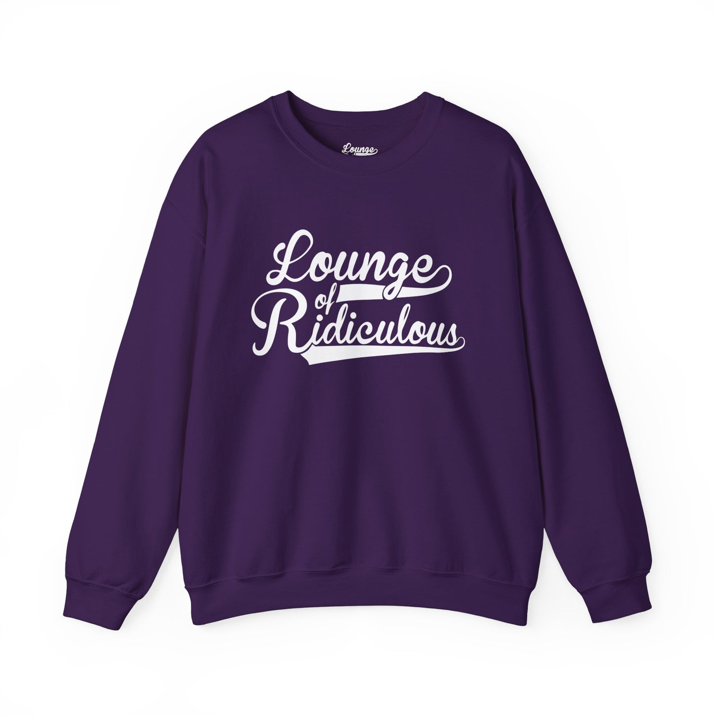 (US) Classic Lounge of Ridiculous Unisex Crewneck Sweatshirt - White Logo