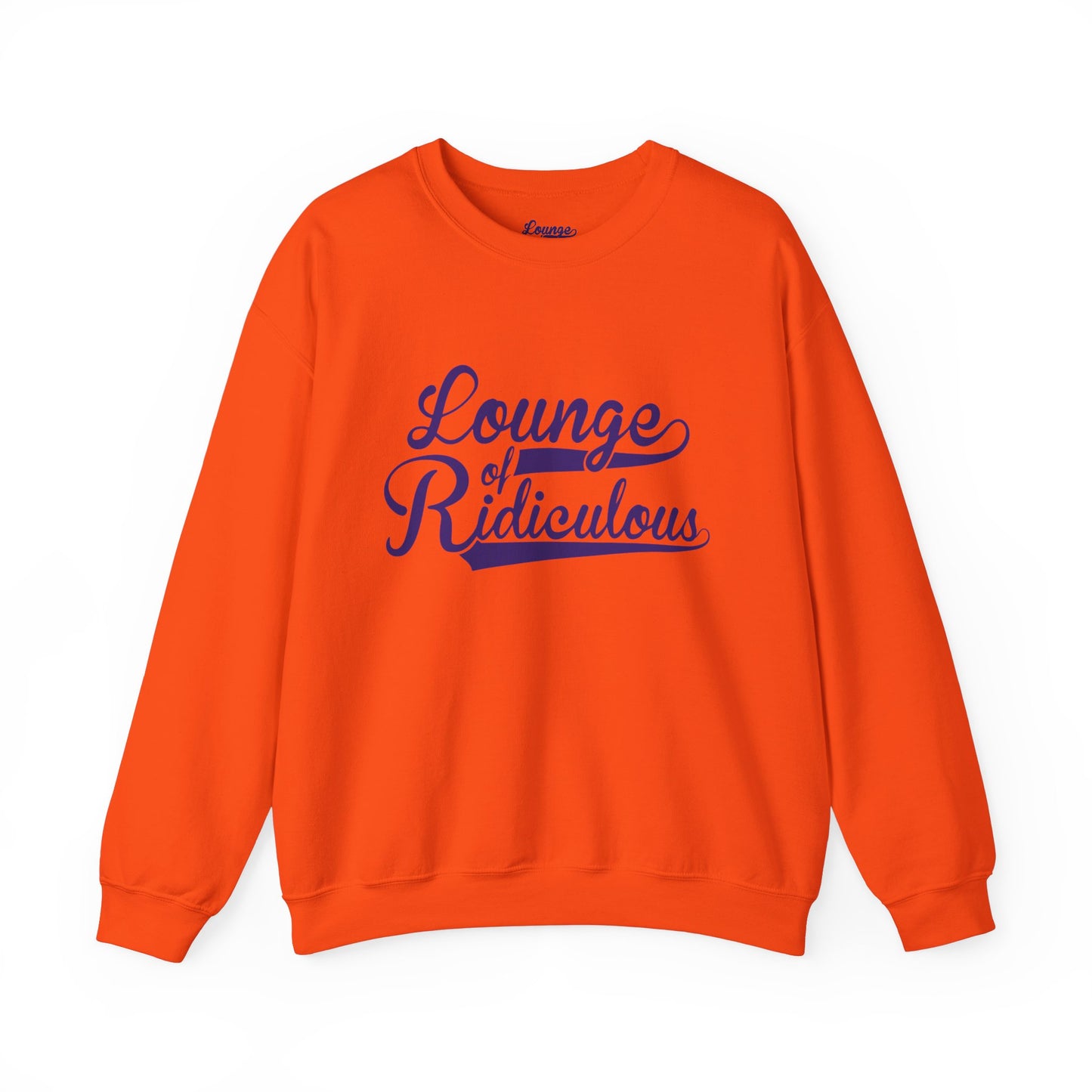 (US) Classic Lounge of Ridiculous Unisex Crewneck Sweatshirt - Indigo Logo