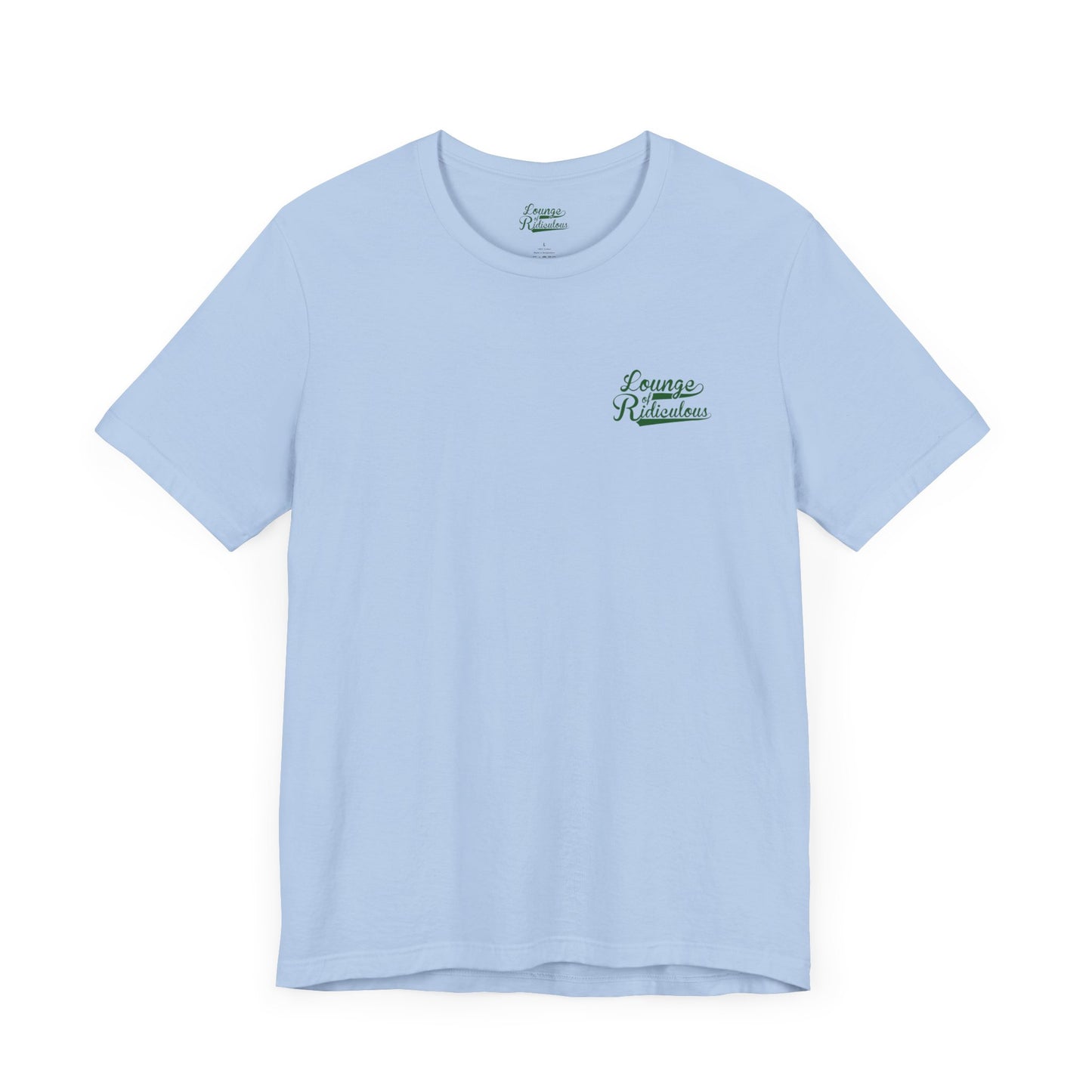 (US) Mini Lounge of Ridiculous Unisex Soft T-Shirt - Mini Green Logo