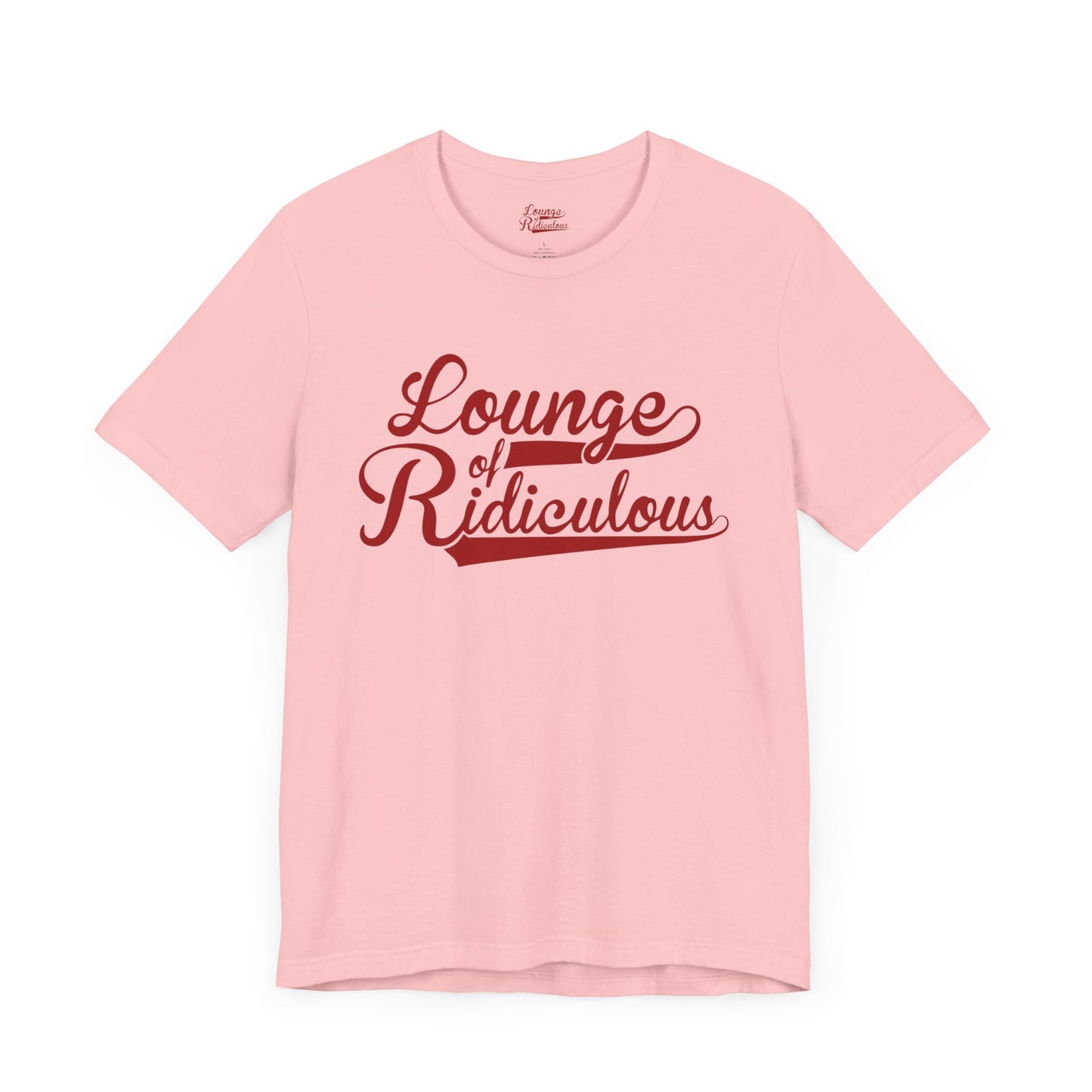 (US) Classic Lounge of Ridiculous Unisex Soft T-Shirt - Red Logo