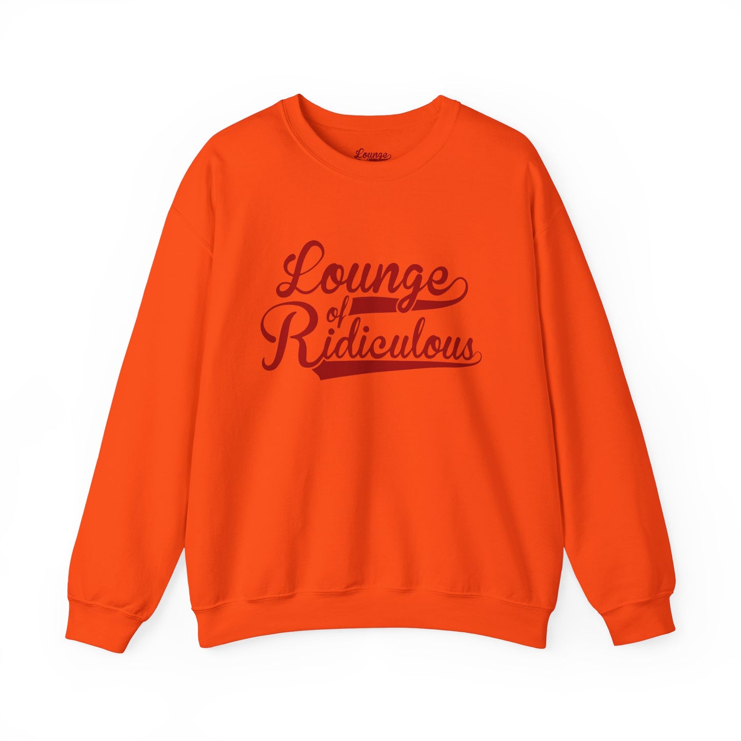 (US) Classic Lounge of Ridiculous Unisex Crewneck Sweatshirt - Red Logo