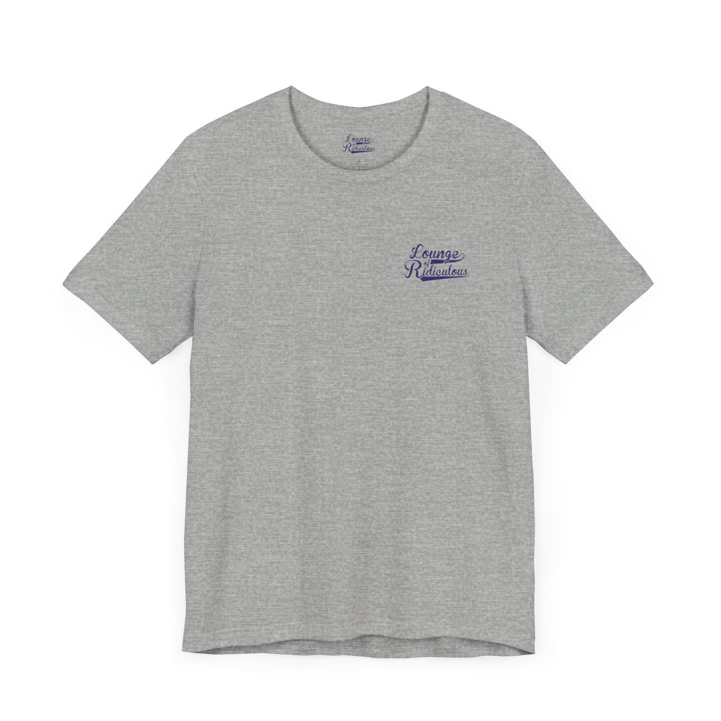 (US) Mini Lounge of Ridiculous Unisex Soft T-Shirt - Mini Indigo Logo