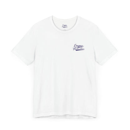 (US) Mini Lounge of Ridiculous Unisex Soft T-Shirt - Mini Indigo Logo