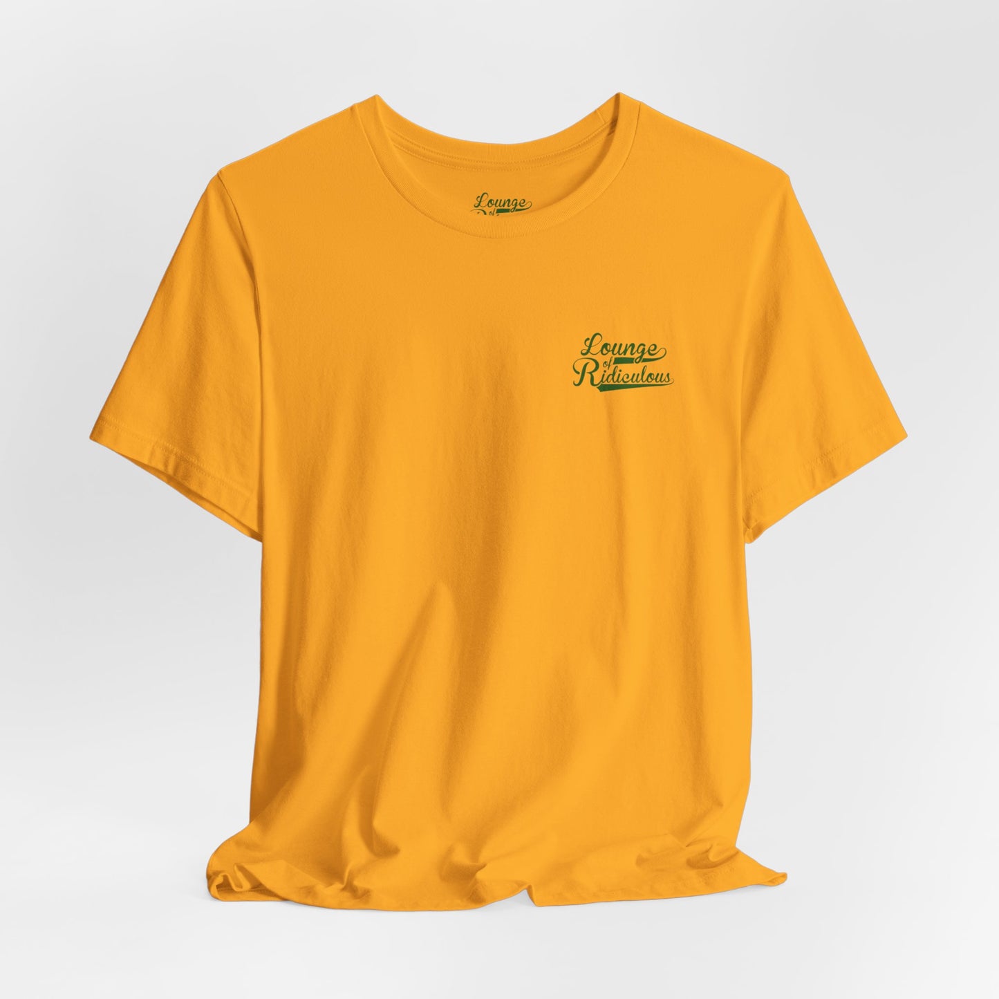 (US) Mini Lounge of Ridiculous Unisex Soft T-Shirt - Mini Green Logo