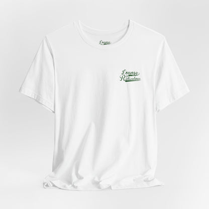 (US) Mini Lounge of Ridiculous Unisex Soft T-Shirt - Mini Green Logo