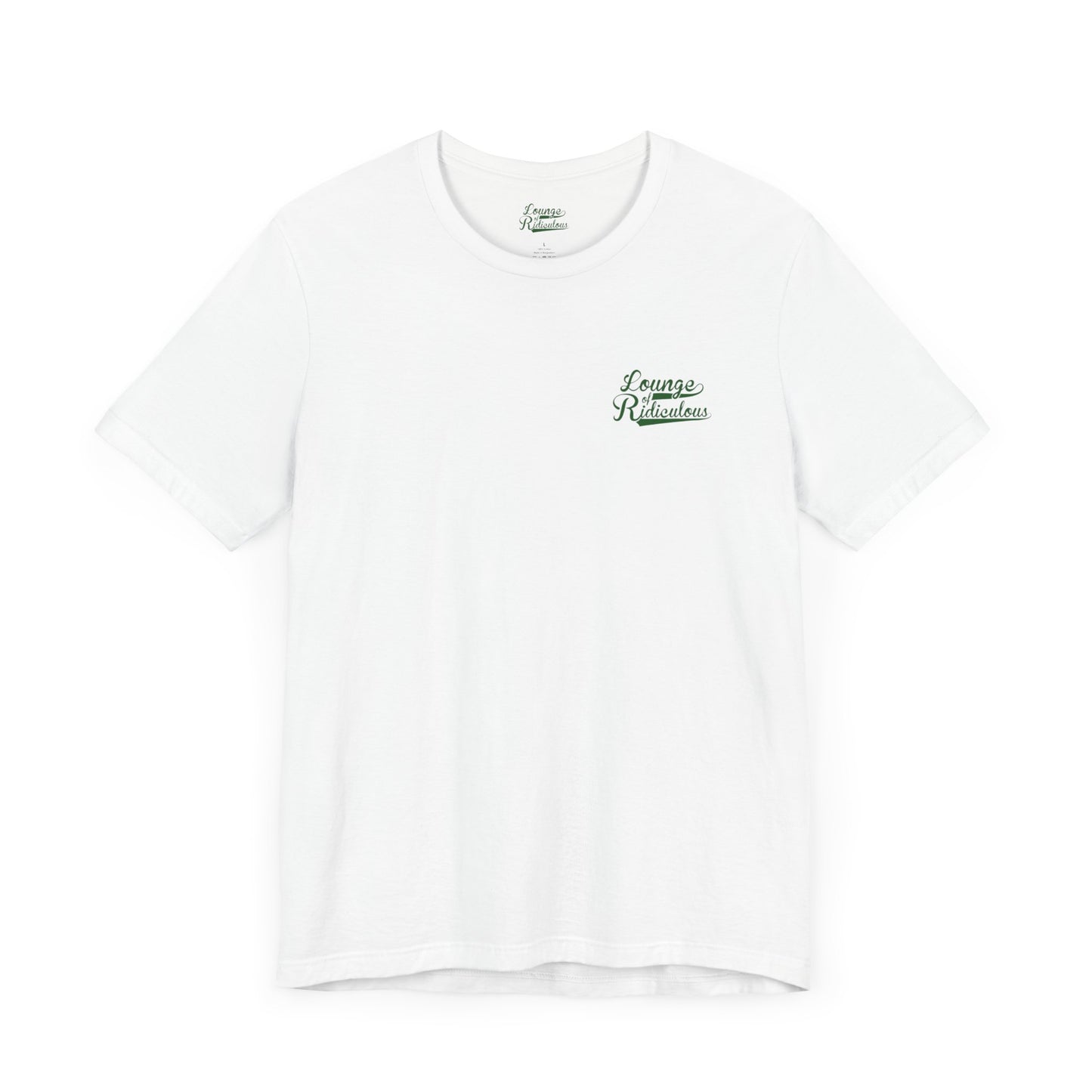 (US) Mini Lounge of Ridiculous Unisex Soft T-Shirt - Mini Green Logo