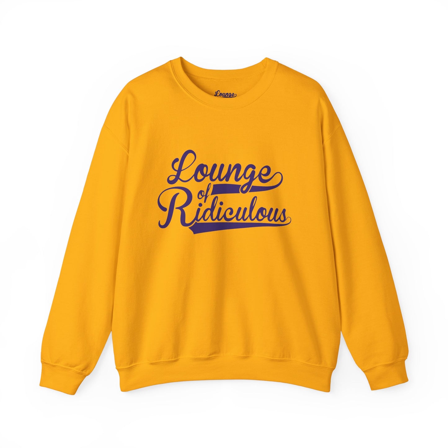 (US) Classic Lounge of Ridiculous Unisex Crewneck Sweatshirt - Indigo Logo