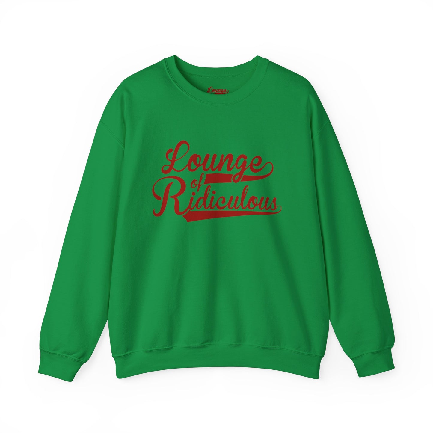 (US) Classic Lounge of Ridiculous Unisex Crewneck Sweatshirt - Red Logo